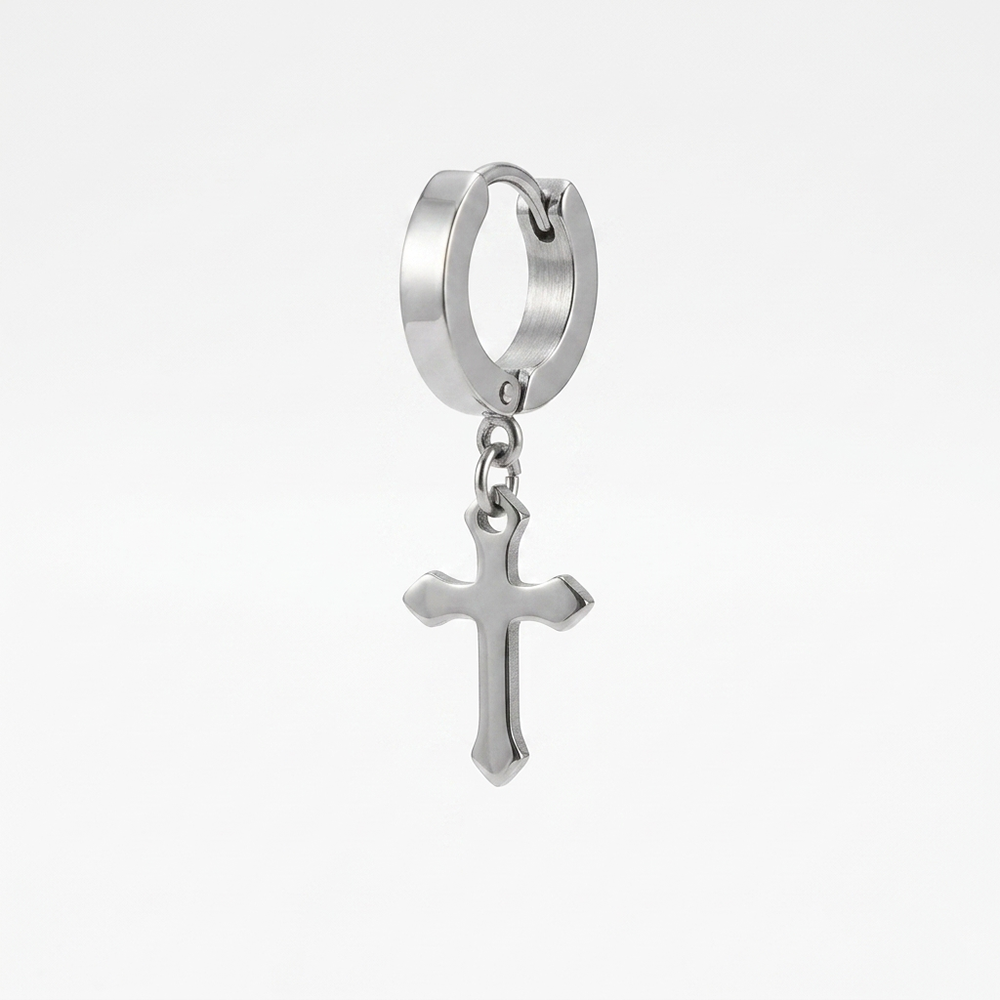 Urthn Silver Plated Stud Mens Bali (1 PC)(Pack of 12)