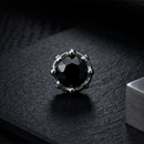 Urthn Black Stud Mens Earrings