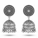Urthn Stylish Oxidised Jhumki Earrings for Women(Pack of 3)