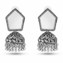 Urthn Fashion Oxidised Mirror Jhumki Earrings for Girls & Women(Pack of 3)