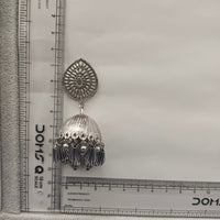 Urthn traditional oxidized silver jhumka earrings for Girls & Women(Pack of 3)