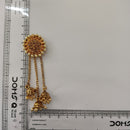 Urthn Fashion Gold Plated Austrian Stone Kashmiri  Jhumki Drop Earrings(Pack of 3)