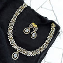 Sona Covering Shining Gold Plated American Diamond Necklace Set