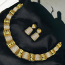 Sona Covering Gold Plated Austrain Stone Necklace Set 
