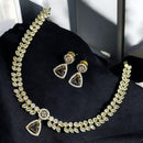 Sona Covering Gold Plated Austrian Stone Necklace Set