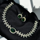 Sona Covering Gold Plated Austrian Stone Necklace Set