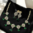 Sona Covering Shining American Diamond Necklace Set