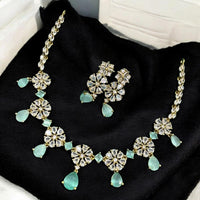 Sona Covering Shining American Diamond Necklace Set