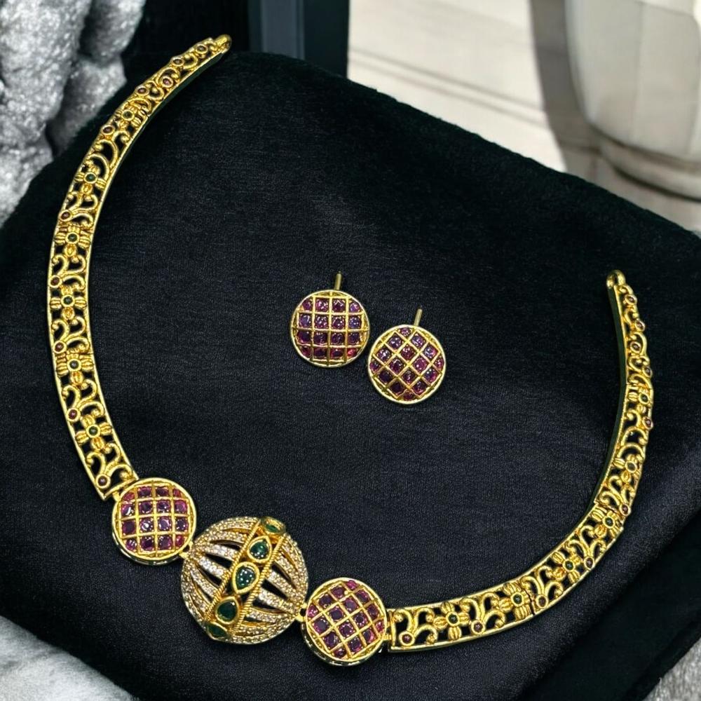 Sona Covering Timeless Shine Gold Plated Crystal Set