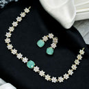 Sona Covering  Golden Glam  Austrian Stone Necklace Set