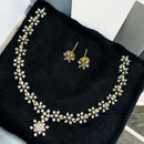 Sona Covering Antique Finish Austrian Stone Necklace Set