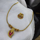 Sona Covering Premium Pota Stone Jewellery Necklace 
