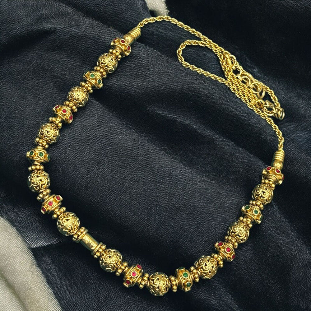 Sona Covering Traditional Pota Stone Long Necklace For Wedding Occassions
