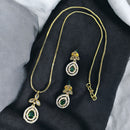 Sona Covering Sparkle Rhythm Austrian Stone Necklace Set
