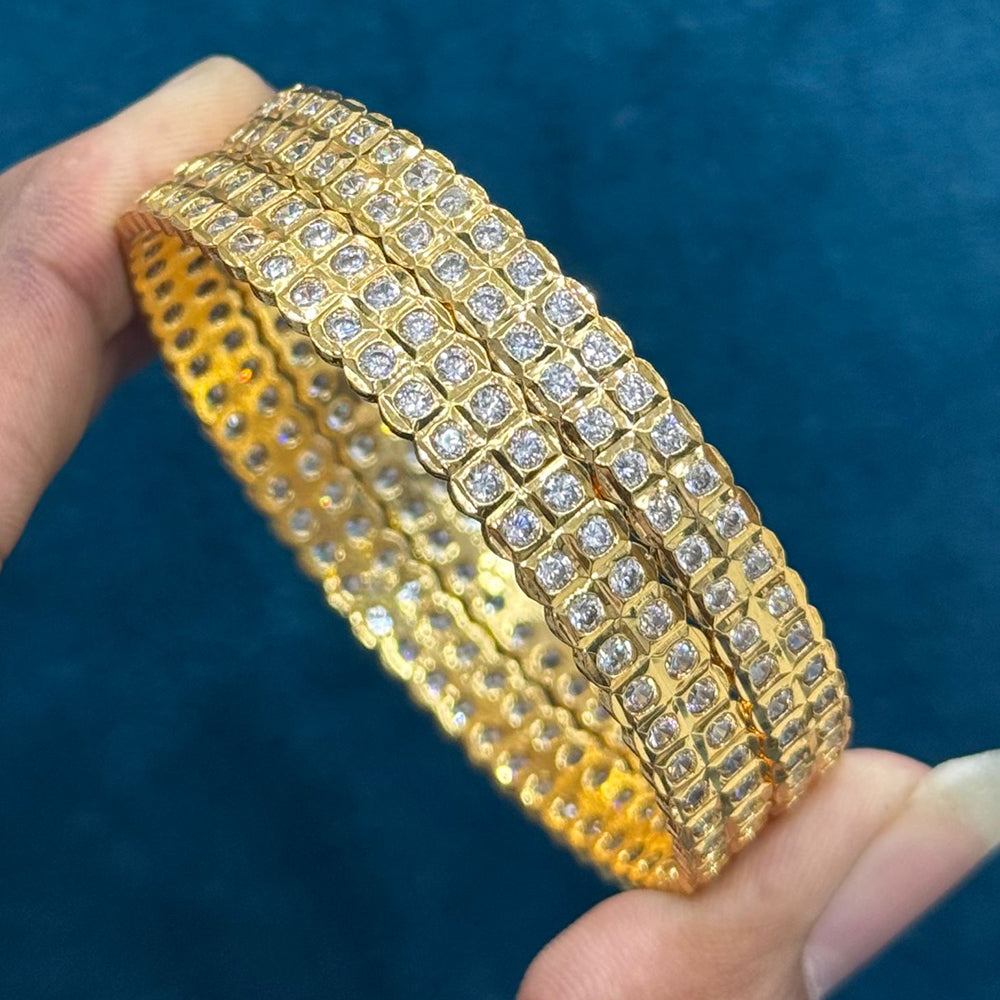 Sona Covering Elegance Glow Austrain Stone Bangles Set
