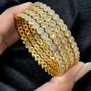 Sona Covering Elegance Glow Pota And Austrain Stone Bangles Set