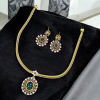 Sona Covering Glamorous Austrian Stone Necklace Set