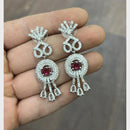 Sona Covering Graceful American Diamond Dangler Earrings