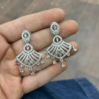 Sona Covering Graceful American Diamond Dangler Earrings