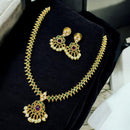 Sona Covering Elegant Pota Stone And Pearl Necklace Set