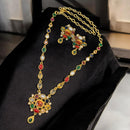 Sona Covering Elegant Pota Stone Necklace Set