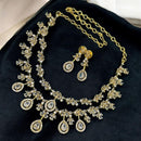 Sona Covering Premium American Diamond  And  Austrian Stone Necklace Set