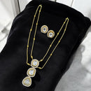 Sona Covering Glamorous Glow Kundan Stone Necklace Set