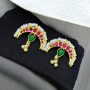Sona Covering Royal Pota Stone And Pearl Dangler Earrings (Bugadi Earrings)
