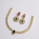 Sona Covering Luxury Crystal Stone Statement Necklace Set