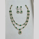 Sona Covering Glamorous Crystal Stone And Austrian Stone Necklace Set