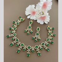 Sona Covering Glamorous Crystal Stone Necklace Set