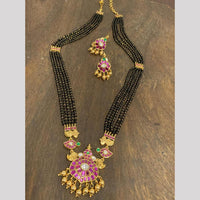 Sona Covering Traditional Pota Stone And Black Beads Mangalsutra