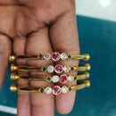 Sona Covering Premium Pota Stone And Austrian Stone Bangles Set