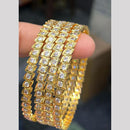 Sona Covering Premium Pota Stone And Austrian Stone Bangles Set