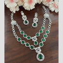 Sona Covering Fashion American Diamond Necklace Set