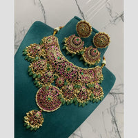 Sona Covering Fashion Pota Stone Necklace Set