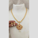 Sona Covering Delicate Pota Stone And Pearl Necklace Set