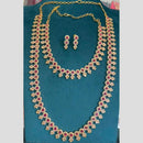 Sona Covering Fancy Austrian Stone Double Necklace Set