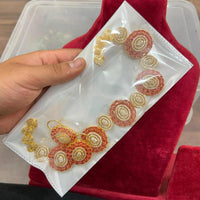 Sona Covering Designer American Daimond Necklace Set