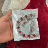 Sona Covering Designer American Daimond Necklace Set