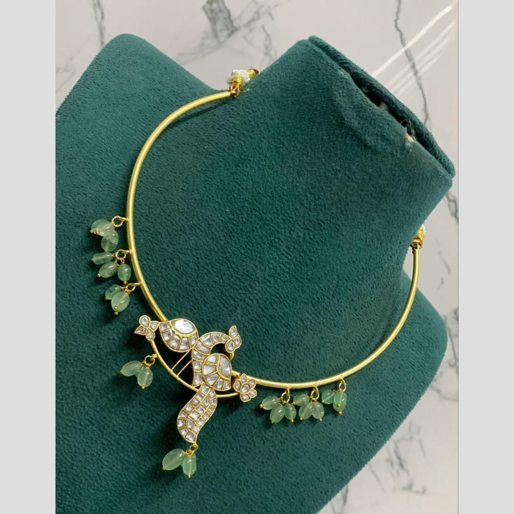 Sona Covering Delicate Pota Stone And Pearl Necklace