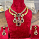 Sona Covering Designer American Daimond Necklace Set