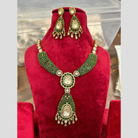 Sona Covering Exquisite Polki Kundan And  American Daimond Necklace Set