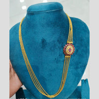 Sona Covering Premium Crystal Stone Maharani Style Long Necklace