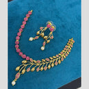 Sona Covering Glamorous Austrian Stone And Pearl Necklace Set