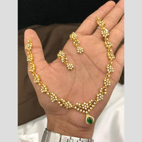 Sona Covering Glamorous Crystal Stone And Austrian Stone Necklace Set