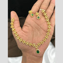 Sona Covering Glamorous Crystal Stone And Austrian Stone Necklace Set