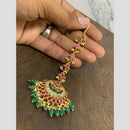 Sona Covering Designer Pota Stone And Beads Jadau Maangtikka