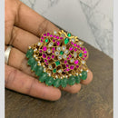 Sona Covering Ethnic Pota Stone And Beads Hair Accessory