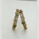 Sona Covering Ethnic Gold Plated Crystal Stone Bangles Set